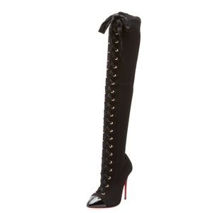 Christian Louboutin frenchie over-the-knee boots